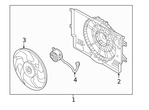 Cooling Fan for 2021 Hyundai Elantra #0