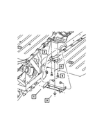 5037263AB - TR6060; 6-Speed; Manual Transmission: Transmission Crossmember for Mopar Image