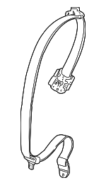 99780303501A23 - Electrical: Belt &amp; Retractor for Porsche: 911 Image