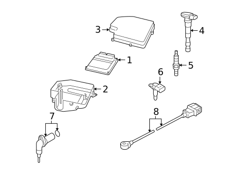 Powertrain Control for 2007 Audi A4 Quattro #0