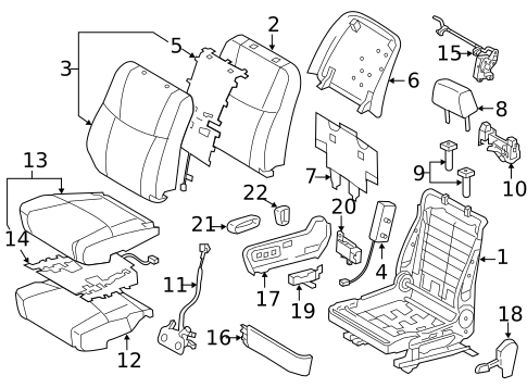 Power Seats for 2011 Toyota Avalon #1