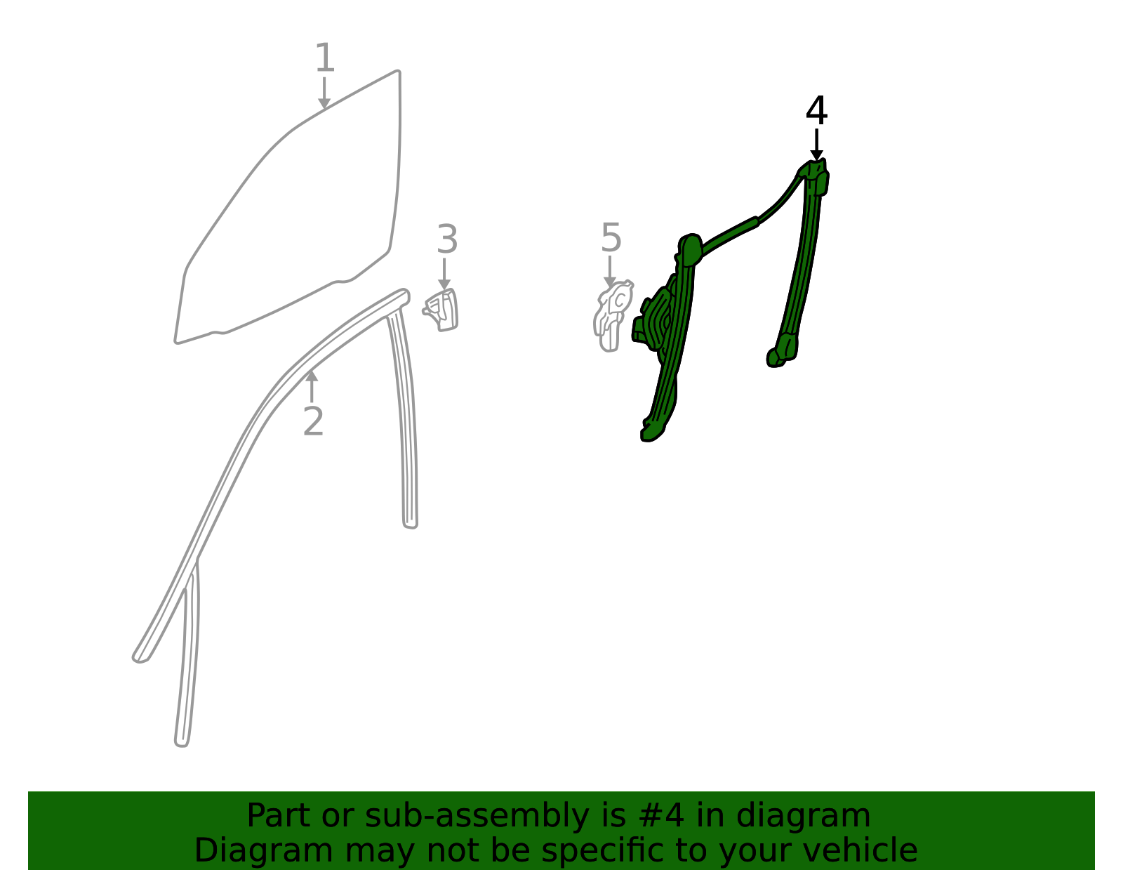 1999-2005 BMW Window Regulator 51337020659 | OEM Parts Online