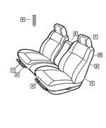 5093620AA - Interior Trim: Seat Cushion Foam, Right for Mopar Image
