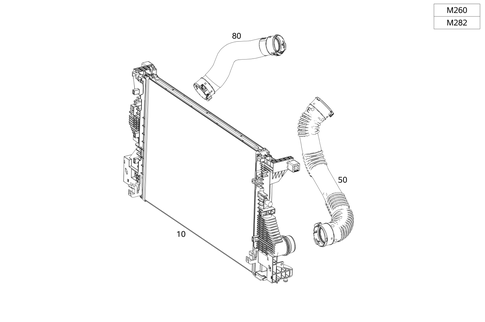 Charge Air Cooling for 2020 Mercedes-Benz A220 #0