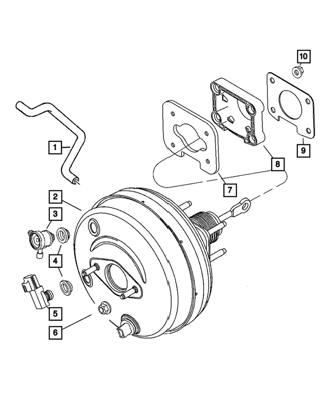 5179920AA - : Vacuum Check Valve for Mopar Image