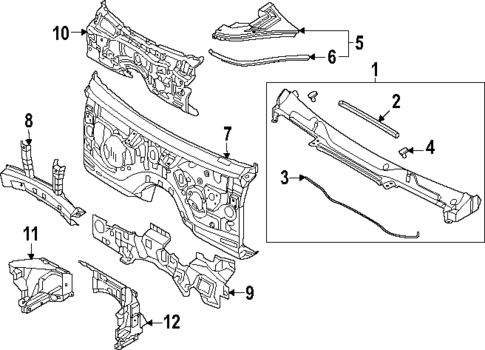 Cowl for 2024 Genesis Electrified GV70 #0