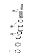 4446620AC - Automatic Transaxle 4 Speed: Accumulator Piston for Mopar Image image