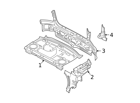 Rear Body for 2007 Ford Five Hundred #0