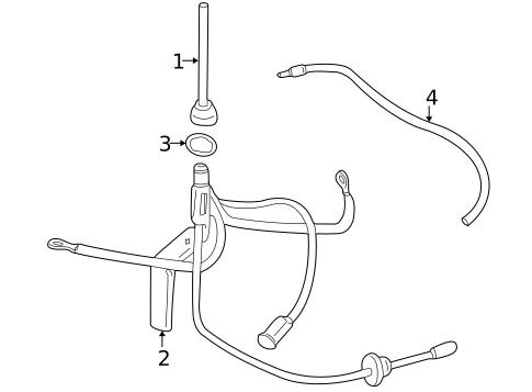 Antenna & Radio for 1999 Chevrolet Corvette #2