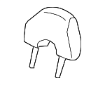 81140SAAQ42ZF - Body: Headrest for Honda: Fit Image