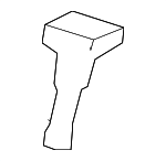 81144S0AJ01ZF - Body: Headrest Guide for Honda: Civic, CR-V, Fit, Odyssey, Pilot Image