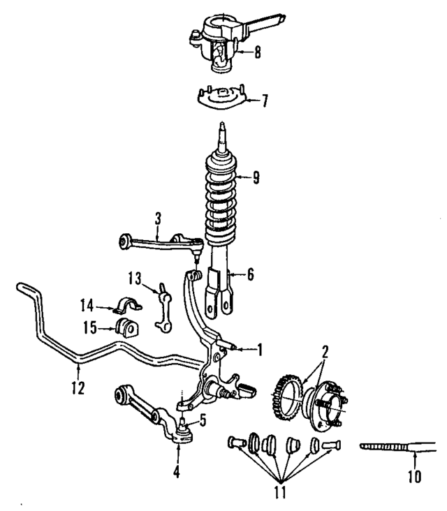 E9SZ3105A - Suspension: Knuckle for Ford: Thunderbird | Mercury: Cougar Image