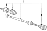 44305SA5030 - Suspension: Axle Assembly for Honda: Accord Image