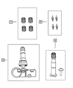 68604085AA - Body Sheet Metal Except Doors: Mounting Hardware Kit for Mopar Image