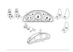 210540331180 - Electrical Equipment and Instruments: Instrument Cluster for Mercedes-Benz Image