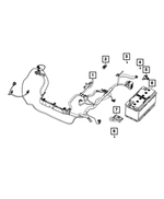 68430572AD - Electrical: Battery, Alternator, And Starter Wiring for Mopar Image