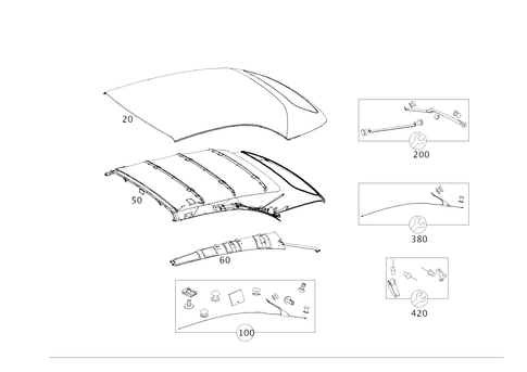 Soft Top Canvas for 2021 Mercedes-Benz C63 AMG #0