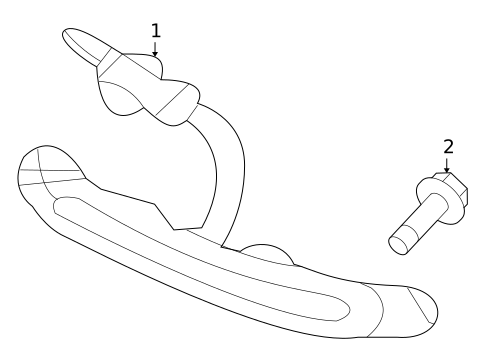 High Mounted Stop Lamp for 2011 Acura ZDX #0
