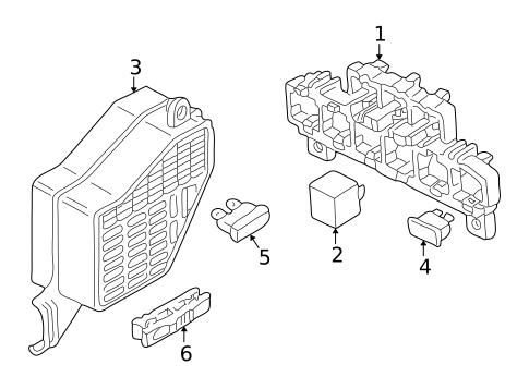 Fuse & Relay for 2007 Audi A4 Quattro #1
