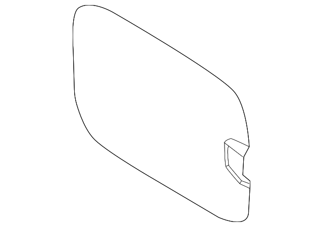 PC3Z-28405A26-A - Fuel Filler Door 2023-2026 Ford | Ford Parts Direct