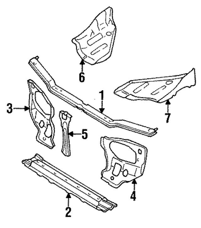 56410AC090 - : Under Cover for Subaru Image