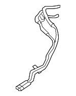 975404D201 - HVAC: Front Pipe for Hyundai: Entourage Image