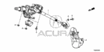 90101SAA000 - Chassis: BOLT-WASHER (8X22) for Acura Image