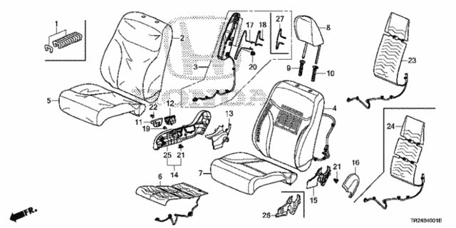 Front Seat (Passenger Side) for 2012 Honda Civic #0