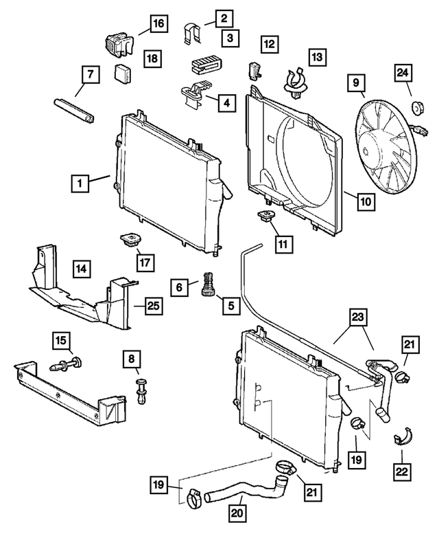 5099790AA - : Retaining Clip for Mopar Image