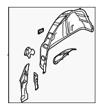 575809851 - Body: Inner Wheelhouse for Volkswagen: Taos Image