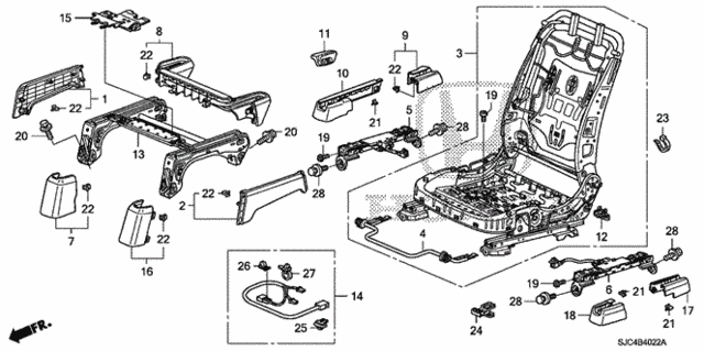 Front Seat Components (R.) (2) for 2009 Honda Ridgeline #0