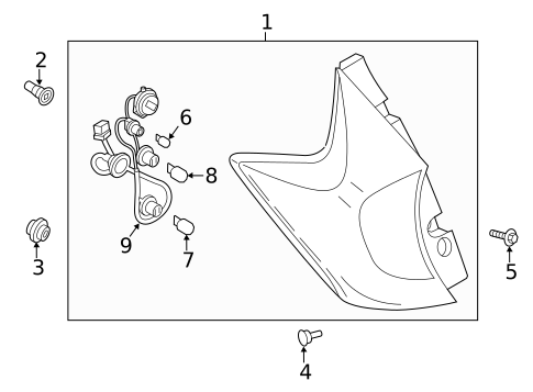 Tail Lamps for 2016 Nissan Versa Note #0