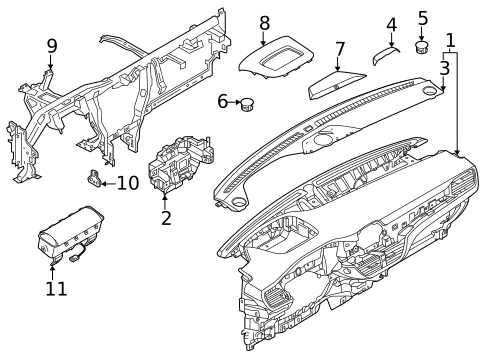 Instrument Panel for 2023 Ford Escape #0