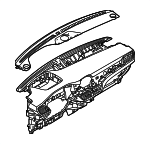 LJ6Z7804320CC - : Instrument Panel for Ford: Escape Image