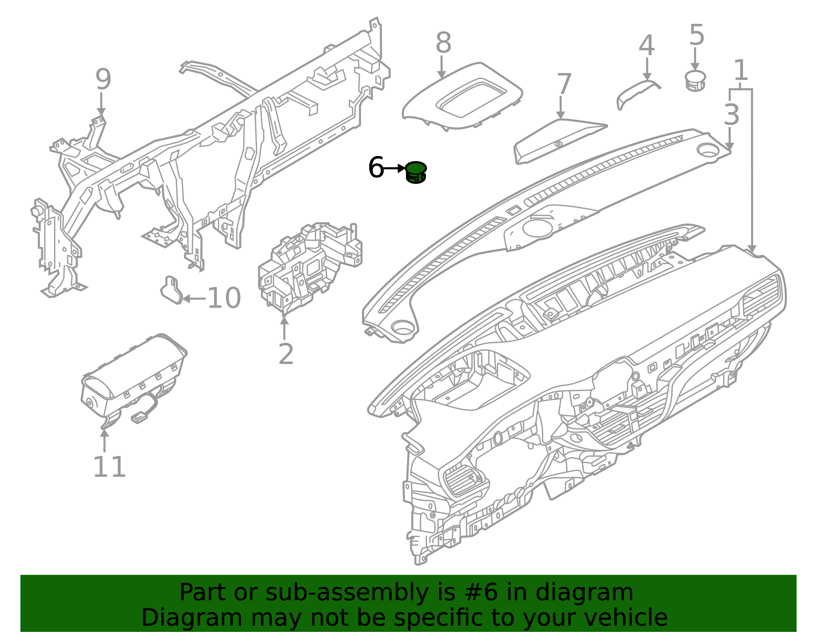 2020-2025 Ford Escape Speaker Grille LJ6Z-18978-AE | Ford OEM Parts Outlet