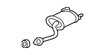 18030SAA902 - : 2007 2008 Honda Fit - Muffler Set Ex for Honda: Fit Image