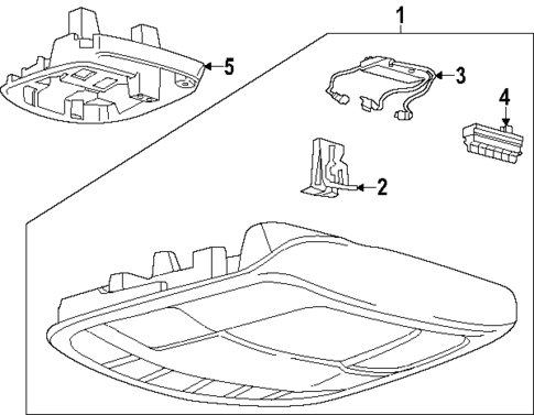 Overhead Console for 2025 Ford F-150 #0