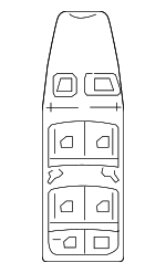 61315A64C25 - Body: Trunk Lid Switch for BMW: 328d xDrive, 328i GT xDrive, 328i xDrive, 330i GT xDrive, 330i xDrive, 335i GT xDrive, 340i GT xDrive, 428i Gran Coupe, 428i xDrive Gran Coupe, 430i, 430i Gran Coupe, 430i xDrive, 430i xDrive Gran Coupe, 435i Gran Coupe, 435i xDrive Gran Coupe, 440i Gran Coupe, 440i xDrive Gran Coupe, 528i, 528i xDrive, 530e, 530e xDrive, 530i, 530i xDrive, 535d, 535d xDrive, 535i, 535i GT, 535i GT xDrive, 535i xDrive, 540i, 540i xDrive, 550i, 550i GT, 550i GT xDrive, 550i xDrive, 640i, 640i Gran Coupe, 640i xDrive, 640i xDrive Gran Coupe, 640i xDrive Gran Turismo, 650i, 650i Gran Coupe, 650i xDrive, 650i xDrive Gran Coupe, 740e xDrive, 740i, 740i xDrive, 740Ld xDrive, 740Li, 740Li xDrive, 745e xDrive, 750i, 750i xDrive, 750Li, 750Li xDrive, 760Li, 840i Gran Coupe, 840i xDrive Gran Coupe, ActiveHybrid 5, ActiveHybrid 7, i4, M3, M4, M440i, M440i xDrive, M5, M550i xDrive, M6, M6 Gran Coupe, M760i xDrive, M8 Gran Coupe, M850i xDrive Gran Coupe, X1, X2, X3, X4, X5, X6, X7, XM Image