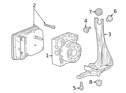 ABS Components for 2016 Buick Envision #0