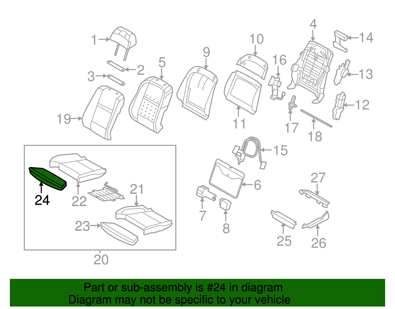 Cushion Cover - BMW (52-10-6-973-389)