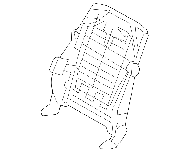 Seat Back Frame - BMW (52-10-7-161-874)