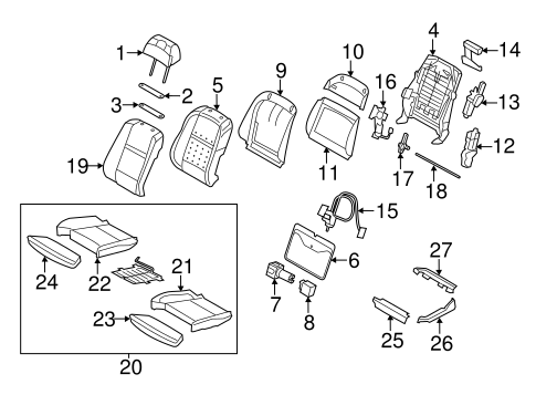 Power Seats for 2008 BMW X5 #1