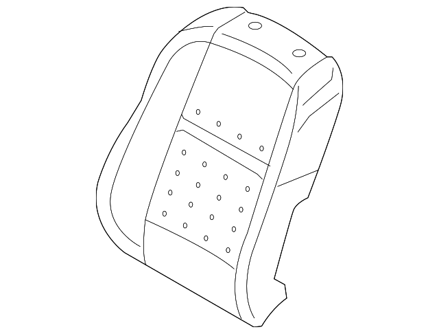 Seat Back Pad - BMW (52-10-7-161-893)