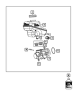 68048549AB - Brakes: Brake Master Cylinder Reservoir for Mopar Image