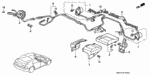 77907SL4N81 - Electrical/Exhaust/Heater/Fuel: HOLDER, CONNECTOR (5P) (SKY BLUE) for Honda Image
