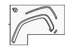 756020R190C0 - Body: Wheel Opening Molding for Toyota Image