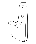 PK38942K00TF - : Mud Guard for Toyota: RAV4, RAV4 Prime Image