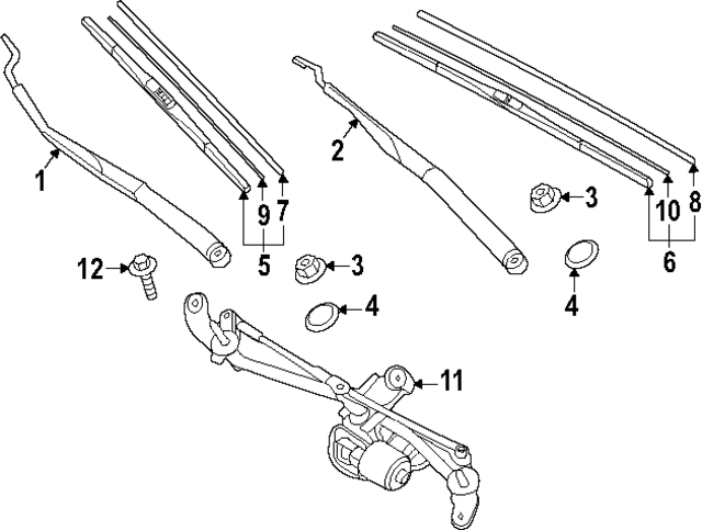 98350T4000 - : Blade Assembly for Hyundai Image