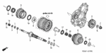 22814P0X003 - Transmission - Automatic: RING, SEALING (32MM) for Honda Image