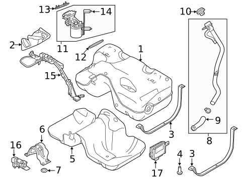 Hardware, Fasteners & Fittings for 2018 Land Rover Range Rover Evoque #0
